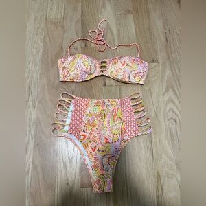 Victoria's Secret Multicolor Paisley Bikini